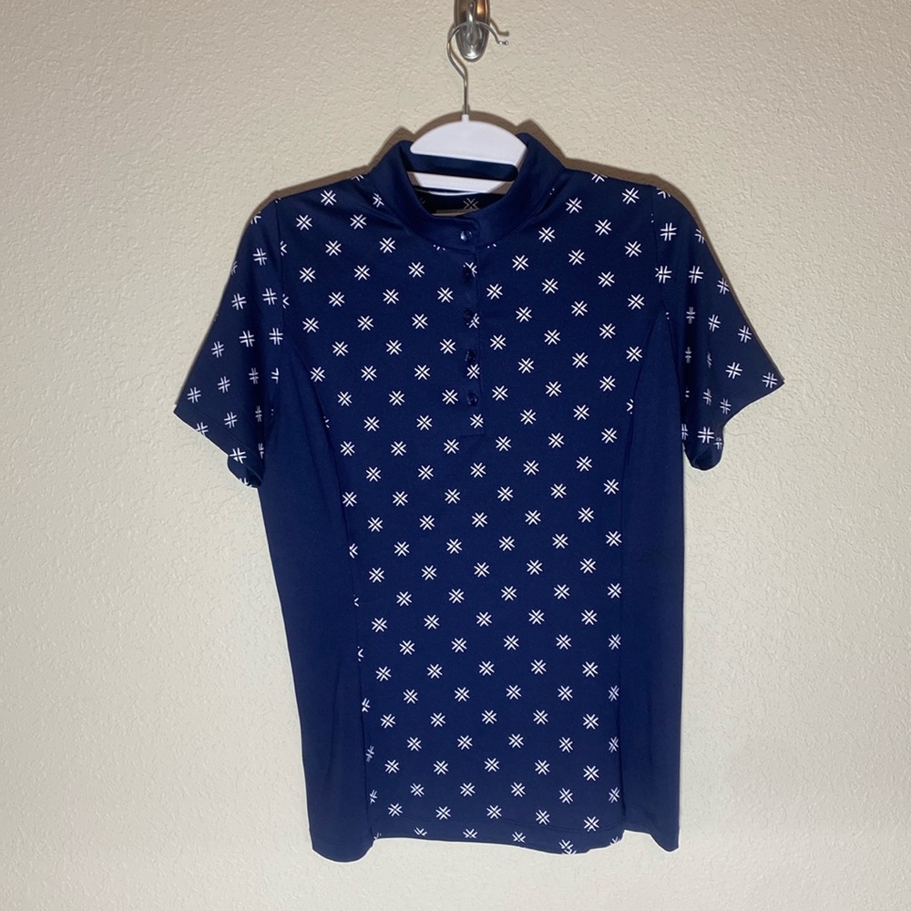 Calaway Women's Golf top, Blue color, Size small
